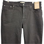 Madewell NWT  Black Kick Out Full Length Mid Rise Jeans Denim Size 31 Photo 1