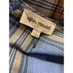 After Market New  Women's Small Blue Cotton Faux Wrap Short Sleeve Mini Dress Photo 4