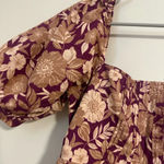 Favorite Daughter ANTHROPOLOGIE The Mirka mini Dress Purple Vintage Multi Floral Size 8 Photo 5