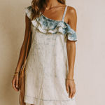 Anthropologie Holding Horses Chambray Western Denim mini Dress Photo 0