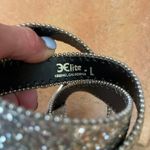 Elite vintage 1990s Y2K textured, glitter, western belt size large Photo 2