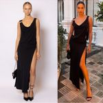 Rat & Boa - Josefa dress Designer brand: Josefa black Cowl Neck Maxi Dress Ring shoulder Photo 4