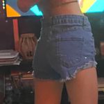 SheIn Ripped Hem Denim Shorts Photo 2