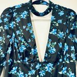 Majorelle Stellina Dress Floral Choker Neckline Backless Long Gown with Slit Photo 13