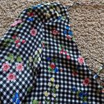 Lush Clothing Gingham Floral Blouse Photo 1