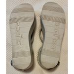 J/SLIDES Womens Quilt Ankle Strap Platform Leather Sandals Silver 6 Photo 5