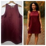 Future‎ Collective Burgundy Satin Shift Dress XL NWT Photo 7
