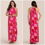 Trina Turk ππ Milian Halter Maxi Dress ~ Multi-Color Floral Print NWOT Photo 1
