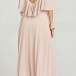 Show Me Your Mumu NWT Renee ruffle maxi dress in dancing Queen wine blush SMALL Photo 1