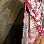 Kaileigh Floral Print Dark Pink Dress Size Small Photo 8