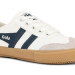 Gola Badminton Court Sneakers in Off White/Baltic/Gum Blue Size 8 Photo 0