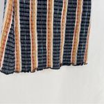 Free People Fine Line High Waist Flare Striped Textured Boho Pants Size S Photo 5