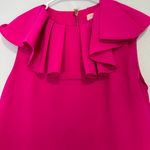Ted Baker Ruffle Neckline Shift hot pink Dress size 1 Photo 6