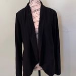 Eileen Fisher  Women’s Medium Black Open Front Shawl Collar Cardigan Blazer Photo 0