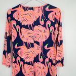 Lilly Pulitzer  dress women's small Beacon Gimme Some Leg flamingo pink navy Photo 3