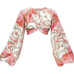 Andrea Iyamah  Behati Cropped‎ Top Mushroom Print NWT Size Small Photo 0