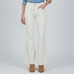 Wish List Jeans White Flare Leg High Waist Denim Pants Size M Photo 2