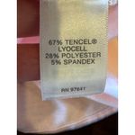 J Jill Pure Jill Shirt Women Medium Pink Luxe Tencel Asymmetric Hem Tunic Comfy Photo 6