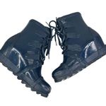Sorel Joan of Arctic Wedge Rain Boots Waterproof Blue Glossy 9.5 Photo 13