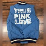 PINK - Victoria's Secret Victoria’s Secret True Pink Love Down Puffer Vest - Size M/L Photo 2