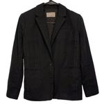 Everlane  Black "The Eazy Blazer" Jacket Single Button Size 0 GUC #2096 Photo 0