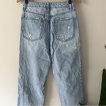 No Boundaries  Distressed Paint Splatter Light Wash Jeans 100% Cotton Button Fly Photo 2