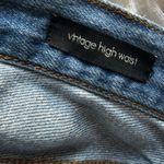 Ella Moss Juniors Vintage High Waist Distressed Denim Medium Wash Jeans Photo 8