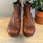 Free People Amber Orchard Wooden Wedge & Leather Platform Clogs, US 10.5/ EU 41 Photo 2