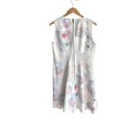 Ted Baker Puxie Floral Sleeveless Neoprene Skater Dress White Size 10 Photo 3