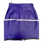 Italian Leather Skirt Size 8 Photo 4