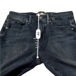 Good American Good Legs Crop Jeans Mid Rise Skinny Leg Distressed Raw Hem Sz 2 Photo 6