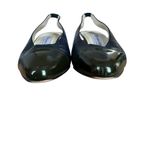 Etienne Aigner  blue and black slingback patent leather cap toe heels 6 1/2M Photo 3