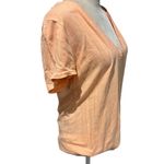 Merona  Light Orange V-Neck Short Sleeve Top Excellent Condition Photo 1