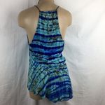 Karina Grimaldi  Blue & Black Print Sleeveless Top S Photo 1