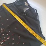 Maurice's blouse sleeveless lace panel neckline keyhole in back floral Sz medium Photo 4