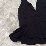 Ocean Drive Ocean Driver Halter Top Black Smocked Back Eyelet Lace S Photo 2