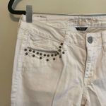 American Eagle Outfitters White Rock Stud Skinny Jeans Size 6 Photo 4