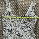 Pretty Little Thing NWT  Gold Glitter Nude Square Neck Bodycon Mini Dress size 2 Photo 7