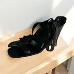 BCBG Maxazria wedge heel open toe ankle strap strappy Sz 8 Narrow BCBGMaxAzaria Photo 0