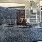 7 For All Mankind  Dark Wash Distressed‎ Lexie Straight Leg Jeans Size 27P EUC Photo 10
