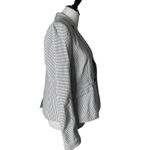 Reiss Monochrome Minimalist Blazer Women Size L One Button Suit Jacket Office Photo 10