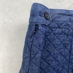 Brooks Brothers  Red Fleece skirt‎ Womens 10 Quilted Denim side zip Photo 6