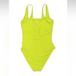 Everlane  ReNew One Piece Swimsuit | Medium | Chartreuse Photo 1