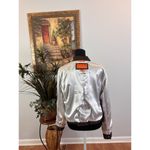 Weatherproof Women Jacket L Brown Military Open Front Lined Out/Inside Pockets Photo 7