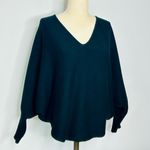 Kerisma  Ryu Black V-Neck Thin Sweater Top size Small/Medium Photo 4