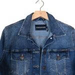 Calvin Klein Jeans  Womens M Cropped Denim Jean Jacket Photo 2