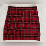 J.Crew Factory Red Plaid Wool Blend A Photo 3