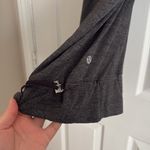 Lululemon Rest Less Tank Heather Gray/Black Built in Sports Bra Tanktop Size 8 Photo 2