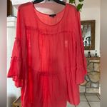 cocomo womens tops 2X Kimono Sleeves Orange Photo 0