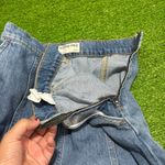 We The Free  Women's Size 26 Maxi Denim Boho Skirt Flowy Pocket Catch the Sun Photo 5